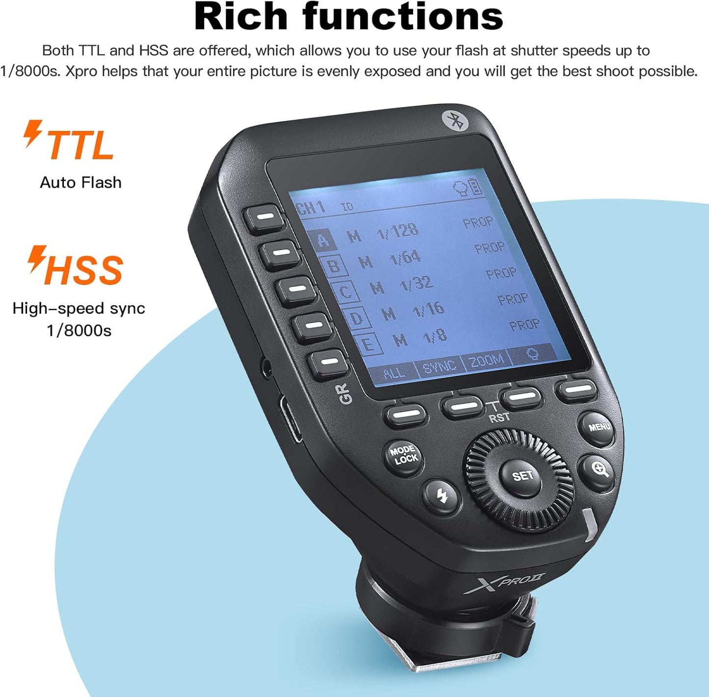 Godox XProII-N TTL Wireless Flash Trigger for Nikon