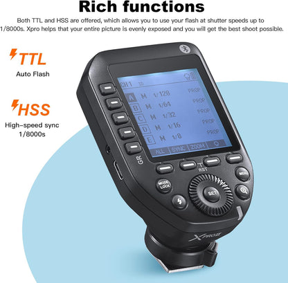 Godox XProII-N TTL Wireless Flash Trigger for Nikon