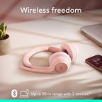 Logitech 981-001411 Zone 300 Wireless Bluetooth Headset Rose