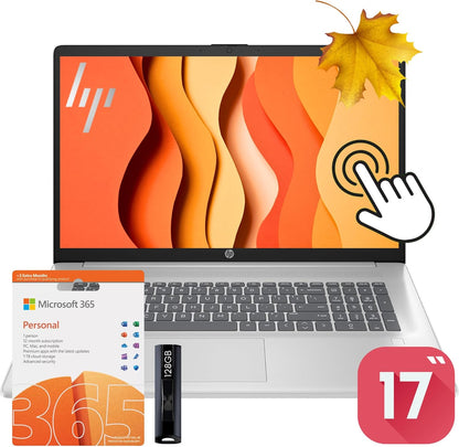 HP 0001tg 17.3" Touchscreen Laptop w/Office 365