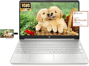 HP Laptop 15.6" FHD AMD Athlon 8GB 256GB SSD + 32GB USB