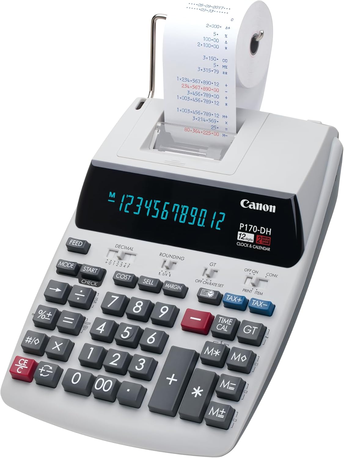 Canon 2204C001 P170-DH-3 Desktop Printing Calculator