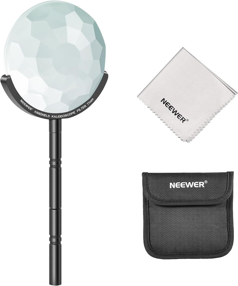 Neewer 77mm Handheld Kaleidoscope Prism Lens Filter — main product image