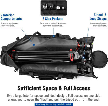 Neewer Tripod Carrying Case Heavy Duty Bag