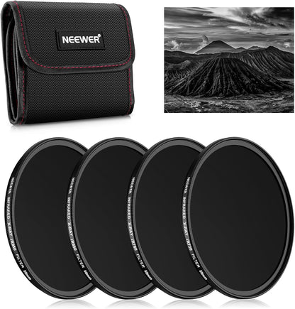 Neewer Infrared Filter Set 58mm IR720/760/850/950 IR