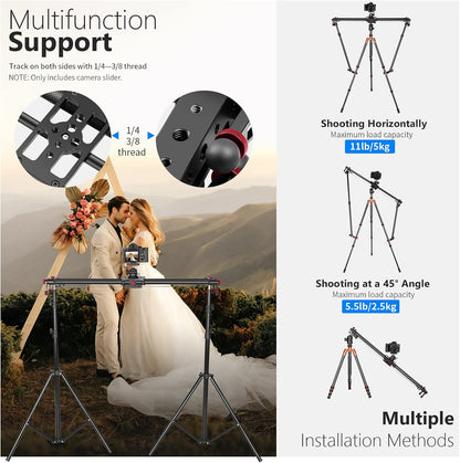 Neewer ER1-80 31.5" Motorized Camera Slider with App Control
