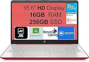 HP 2022 15" Pentium Quad-Core 16GB 256GB SSD Laptop