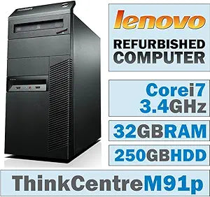 Lenovo ThinkCentre M91p - i7-2600, 32GB RAM, 250GB HDD