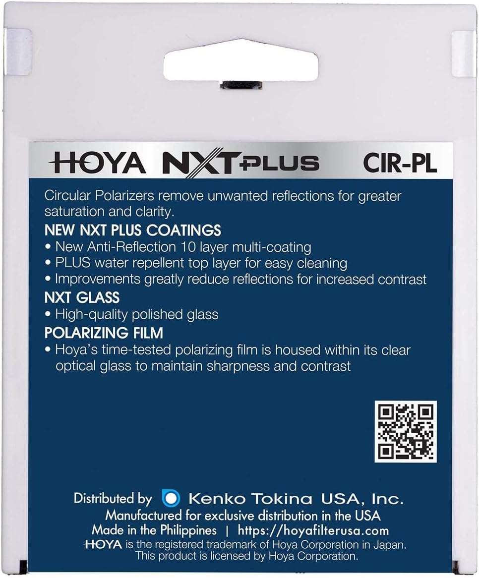Hoya NXT Plus 72mm Multi-Coated UV & Polarizer Filter