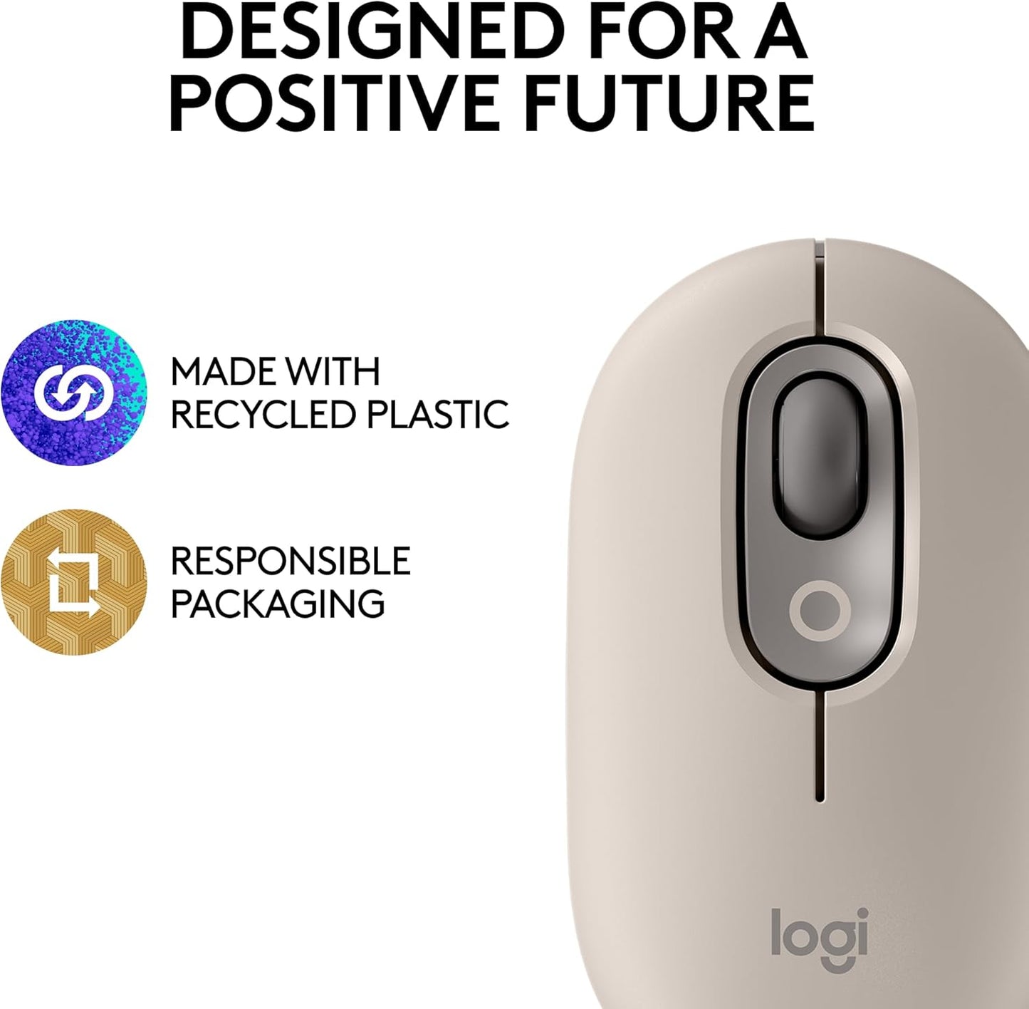 Logitech 910-006625 POP Mouse - Wireless SilentTouch Mist