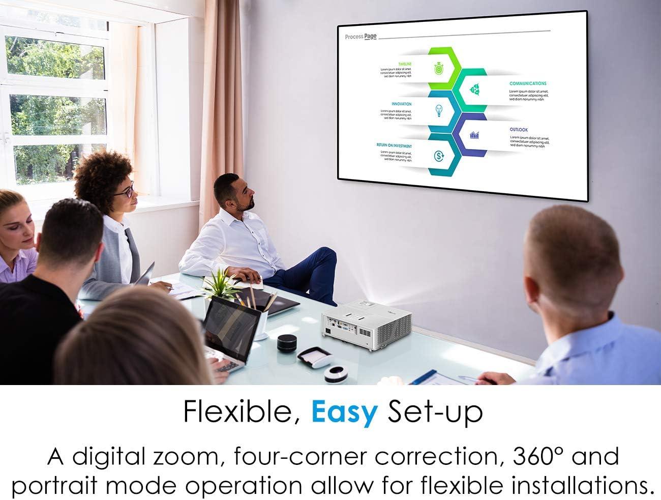 Optoma ZH406ST 4200 Lumens Short Throw Projector