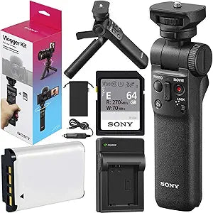 Sony ACCVC1 Vlogger Kit Bluetooth Grip Bundle