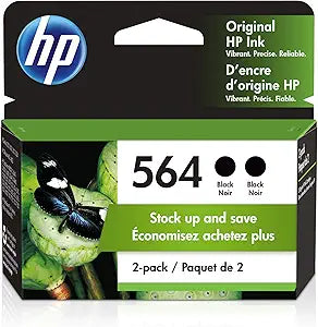HP C2P51FN 564 Black Ink Cartridges (2-Pack)