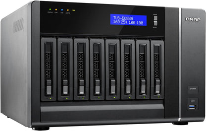 QNAP TVS-EC1080-i3-8G 10-Bay NAS 10Gbe i3