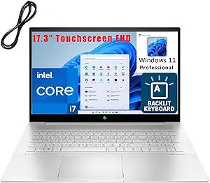HP 17-by Envy 17 17.3" Touchscreen Laptop i7-1260P 8GB 256GB SSD