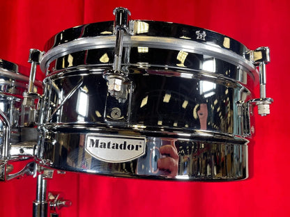 Latin Percussion M257 LP Matador 14" & 15" Chrome Timbales
