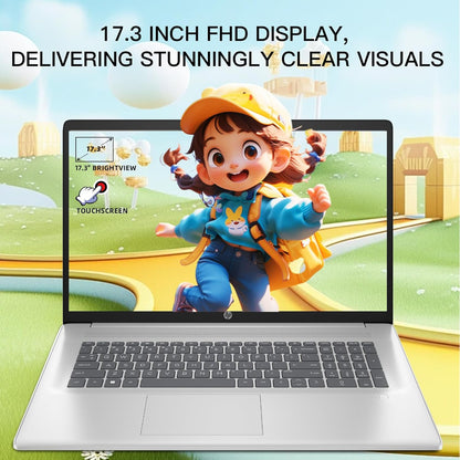 HP 17t-cn300 17.3" Touchscreen i7 Business Laptop Bundle