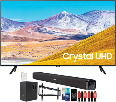 Samsung UN43TU8000 43" 4K UHD Smart LED TV Bundle