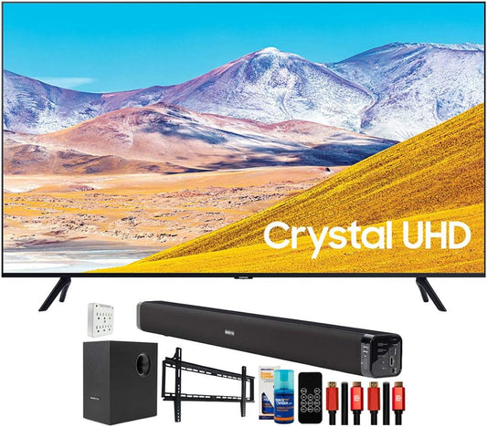 Samsung UN43TU8000 43" 4K UHD Smart LED TV Bundle