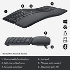 Logitech 920-010175 Ergo K860 Wireless Ergonomic Keyboard