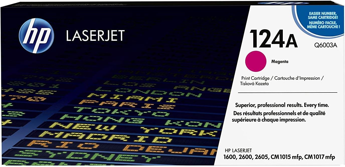HP HPCE259A 124A Q6000A Toner Cartridge 4-Color Set