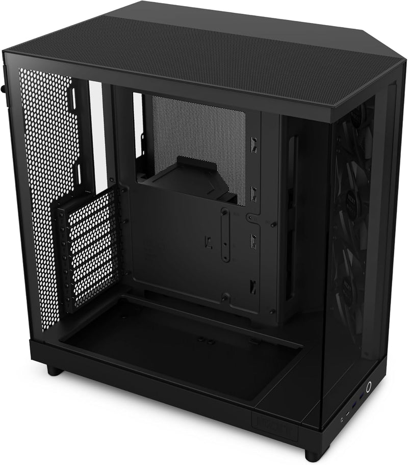 NZXT CC-H61FB-01 H6 Flow Compact Dual-Chamber Airflow Case — main product image