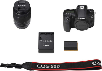 Canon EOS 90D DSLR 18-135mm Lens Kit (Renewed)