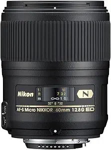 Nikon 60mm f/2.8G ED AF-S Micro NIKKOR Lens