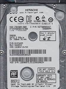Hitachi HTS545050A7E380 500GB SATA 2.5" Hard Drive