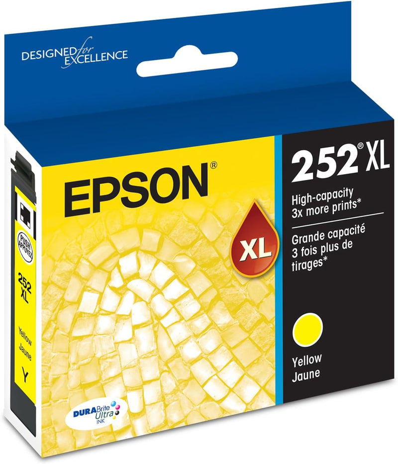 Epson T252XL420-S High Capacity Yellow Ink Cartridge — main product image