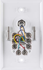 GE 40093 Coaxial Telephone Cable Wall Plate