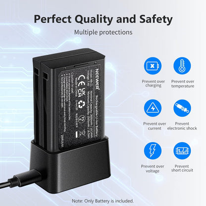 Neewer NB-Z1 Flash 7.4V 2600mAh Li-ion Replacement Battery