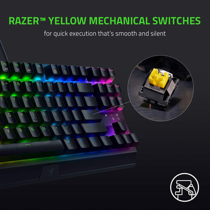Razer RZ03-03491800-R3M1 BlackWidow V3 TKL Yellow Switch Gaming Keyboard