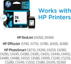 HP CB335WN 74 Black Original Ink Cartridge