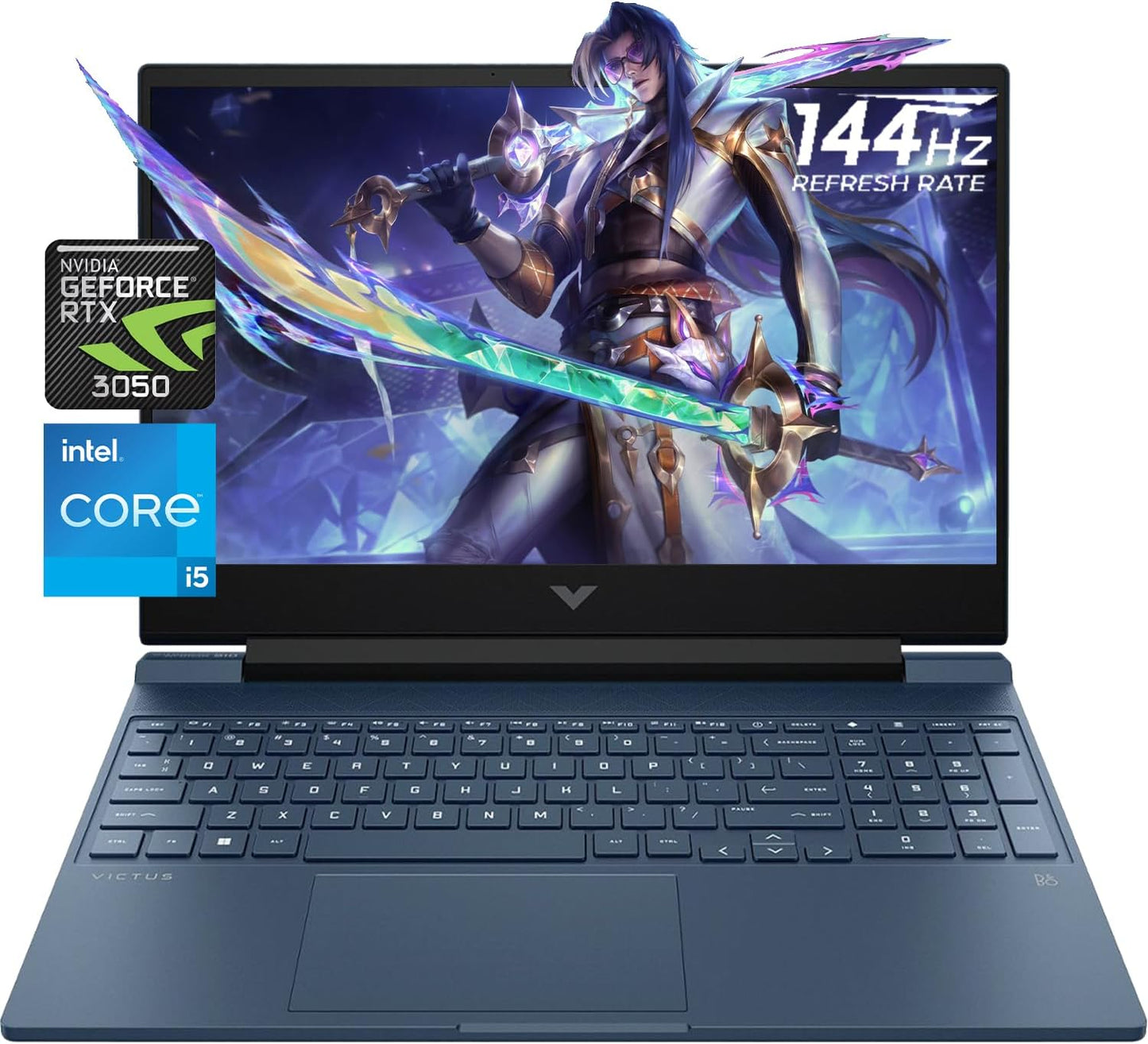 HP TPN-Q278 Victus Gaming Laptop - i5, 32GB RAM, RTX 3050