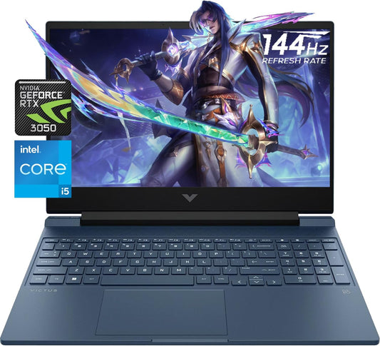 HP Victus TPN-Q278 Gaming Laptop RTX 3050 32GB 2TB SSD