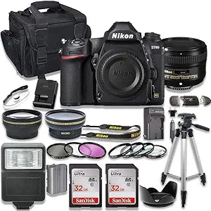 Nikon D780 DSLR Camera with 50mm Lens & Accessory Kit