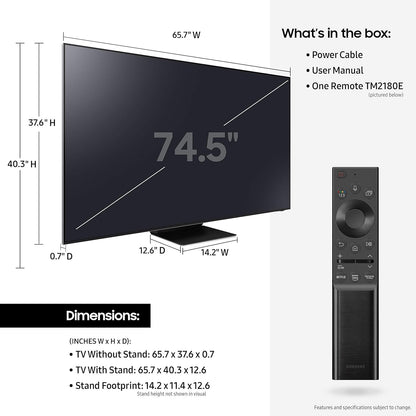 Samsung QN800A 75" Neo QLED 8K Smart TV (Used)