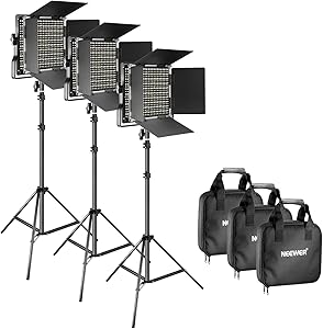 Neewer 90091071@@os1 Bi-Color 660 LED Video Light Kit