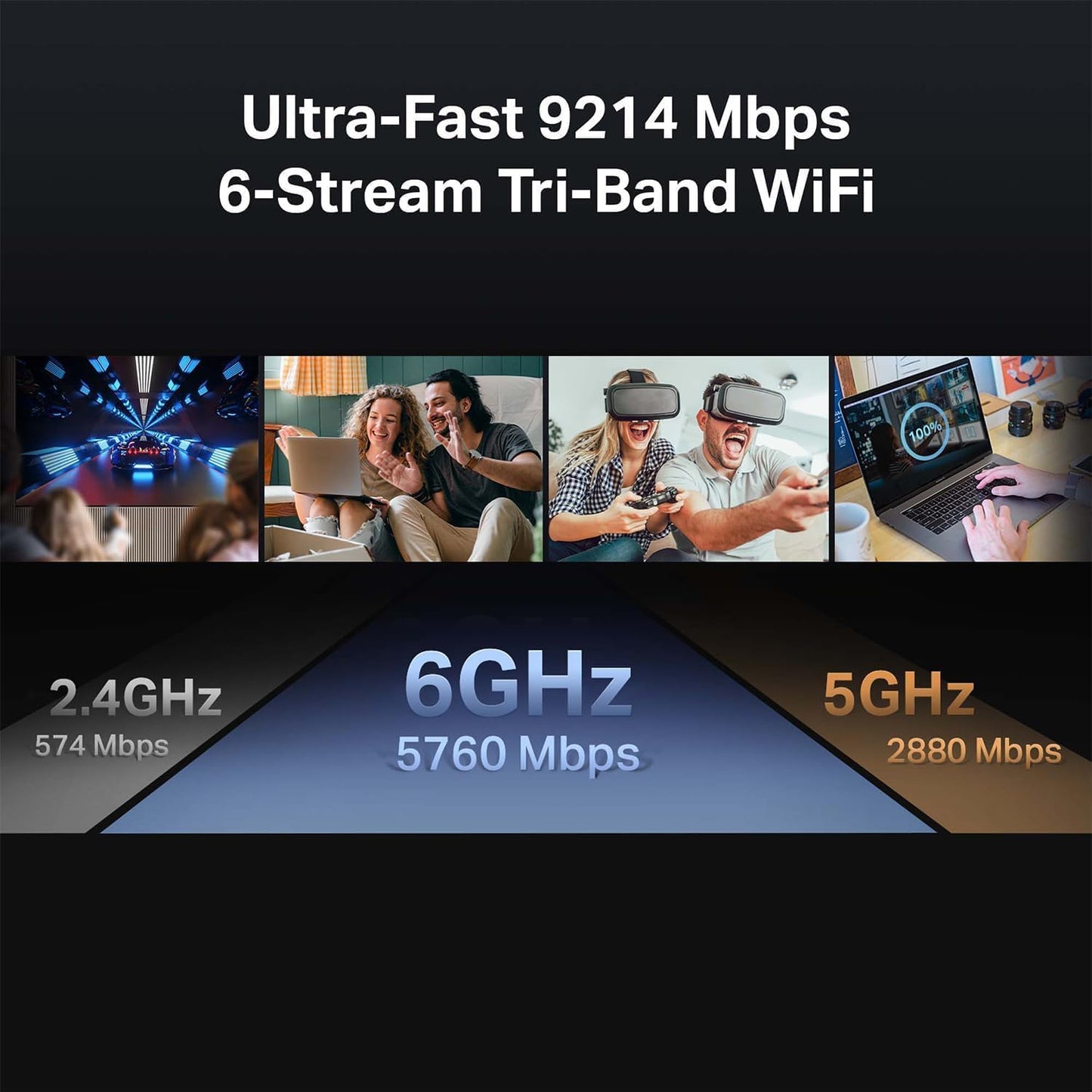 TP-Link Archer BE550 WiFi 7 Tri-Band Router