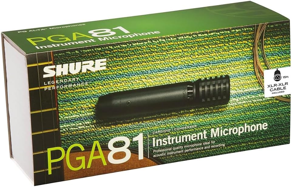 Shure PGA81-XLR Cardioid Condenser Instrument Microphone