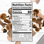 Roland 44744 Premium Canned Wild Forest Mushrooms 4-Pack