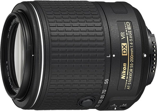 Nikon FBA_K-91112-00-CR 55-200mm VR Zoom Lens Renewed