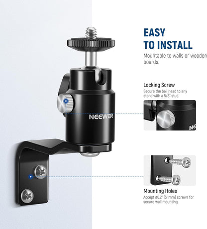 Neewer 10102507 Wall Ceiling Mount Light Bracket