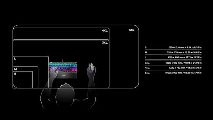 SteelSeries 63843 QcK 3XL Cloth Gaming Mouse Pad