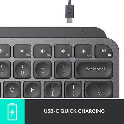 Logitech 920-010388 MX Keys Mini Wireless Keyboard Graphite