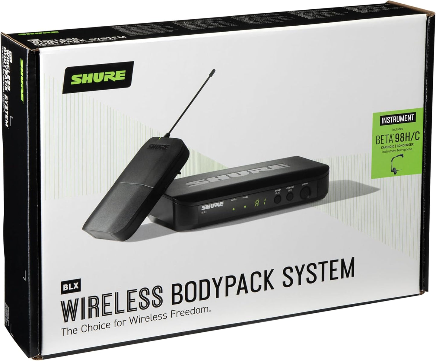 Shure BLX14/B98-J11 Wireless Instrument Microphone System