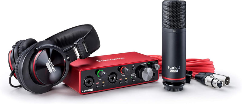Focusrite AMS-SCARLETT-2I2 Studio 3rd Gen Recording Bundle