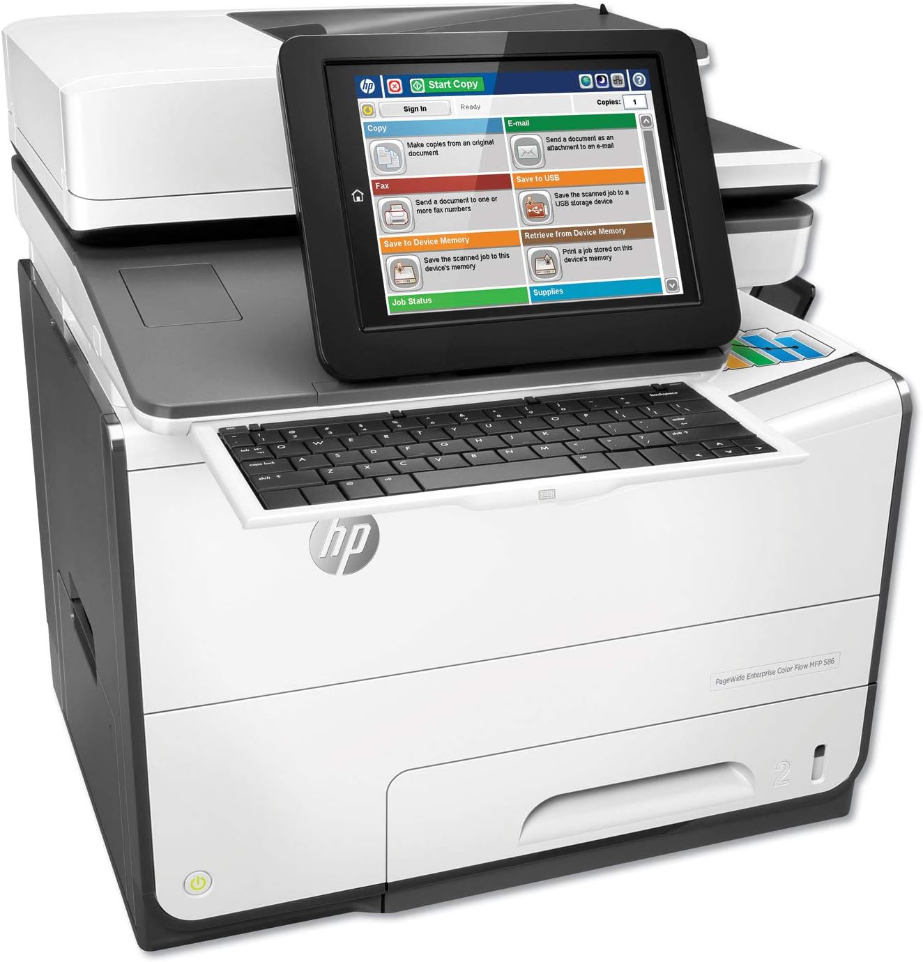 HP G1W41A#BGJ PageWide Enterprise Color Multifunction Printer