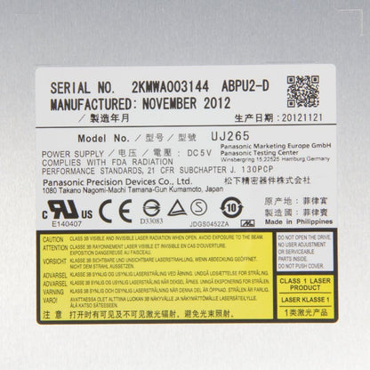 Panasonic UJ-265 Slim 6X Blu-ray Writer SATA